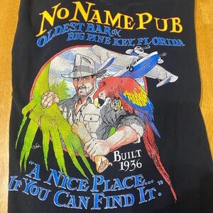 NO NAME PUB long sleeve black shirt. Size L. Hood used condition. Some fading